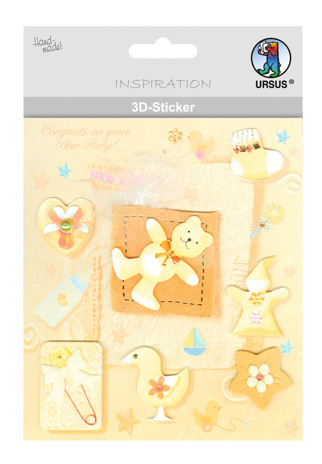 ursus-3d-sticker-baby-motiv-57-selbstklebend-mehrlagig image 1