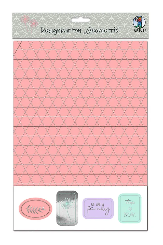 ursus-62454604f-designkarton-geometric-din-a4-220-g-qm-5-blatt-20-sticker image 1
