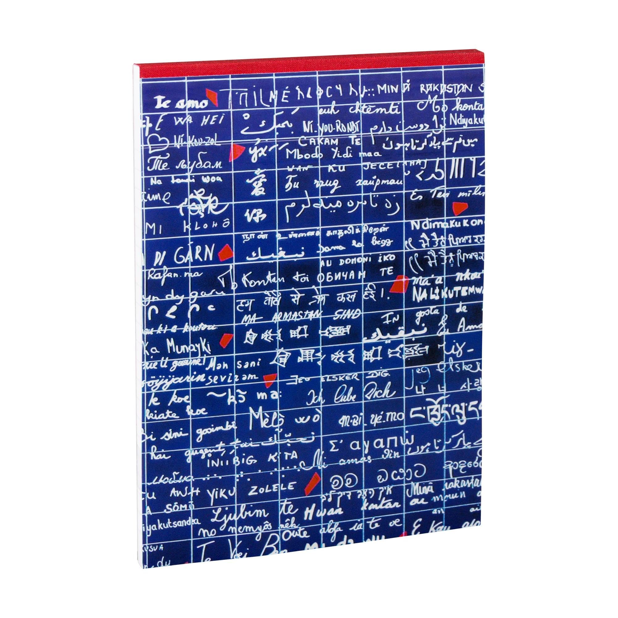 clairefontaine-le-mur-des-je-t-aime-116318c-notizblock-din-a6-liniert-70-blatt-w image 1