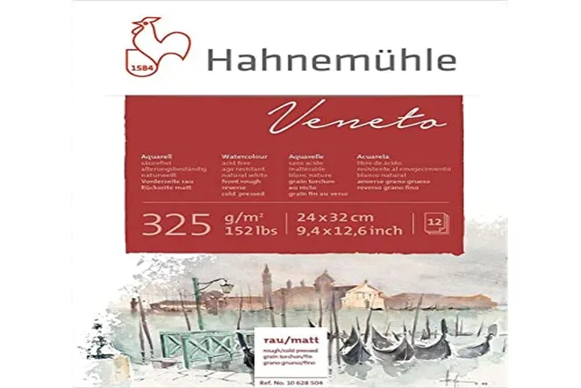 hahnem-hle-veneto-block-325-g-m-24-x-32-cm-12-blatt-aquarellpapier image 1
