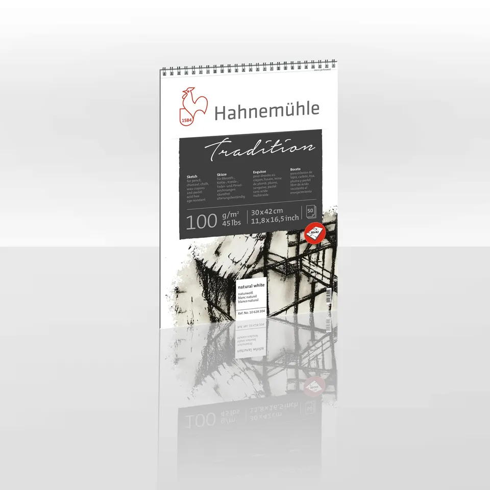 hahnem-hle-skizzenblock-tradition-30x42-cm-100-g-qm-50-blatt image 1