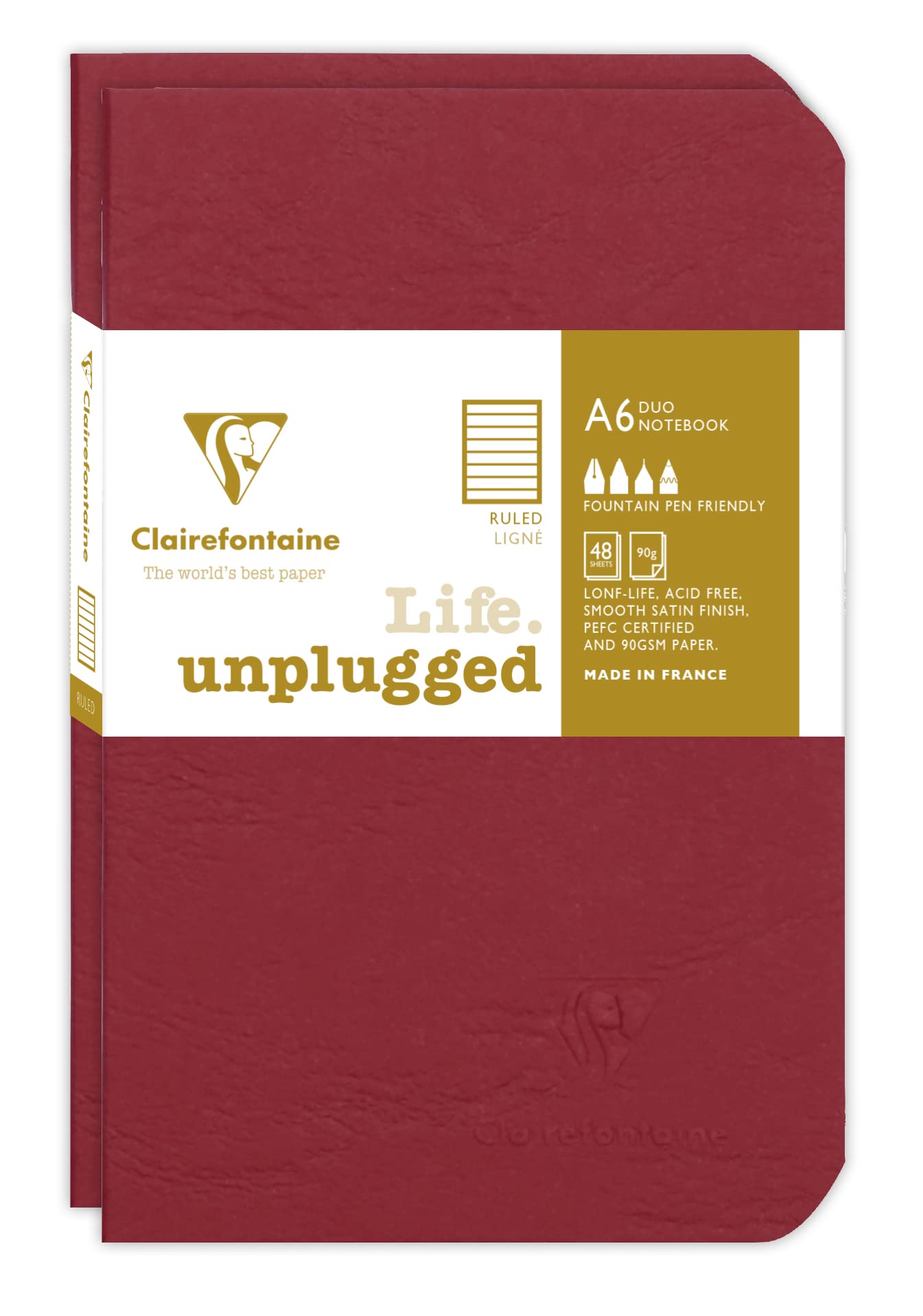 clairefontaine-age-bag-duo-set-734172c-notizhefte-9x14-cm-48-blatt-90g-liniert-r image 1