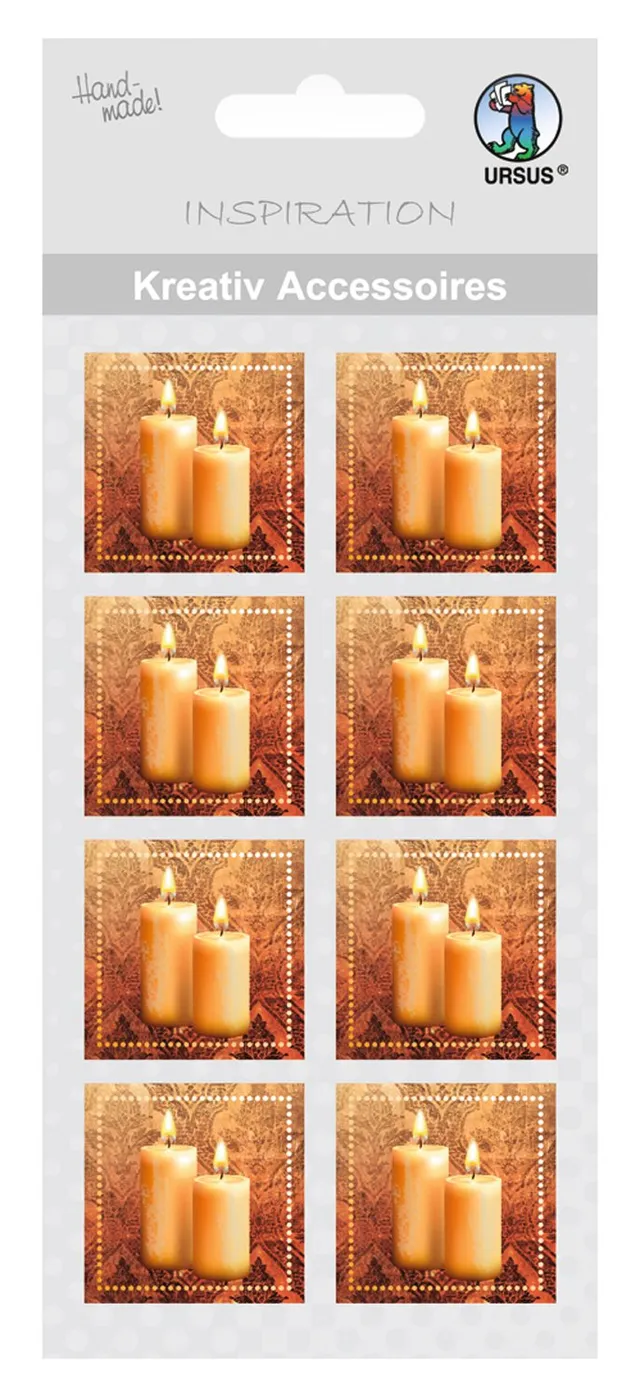 ursus-kreativ-accessoires-blessing-kerze-sticker-8-st-ck-selbstklebend image 1