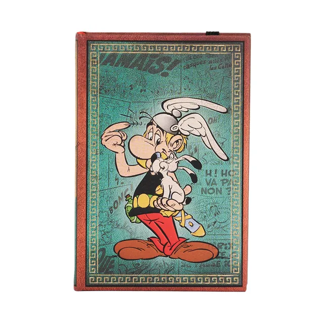 paperblanks-asterix-the-gaul-mini-notizbuch-liniert-hardcover-mit-elastikband image 1