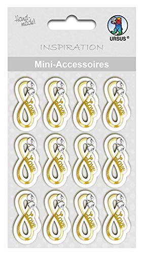 ursus-56900004f-mini-accessoires-eternity-gold-unendlichkeitszeichen-mit-herzen- image 3