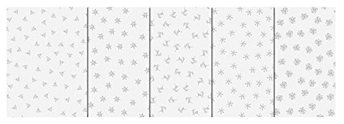 ursus-20270099-glitter-filz-silber-wei-20-x-30-cm-5-bogen image 5