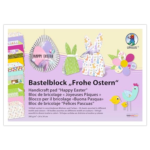 ursus-bastelblock-frohe-ostern-12930099-motiv-fotokarton-24-x-34-cm-18-blatt-300 image 6