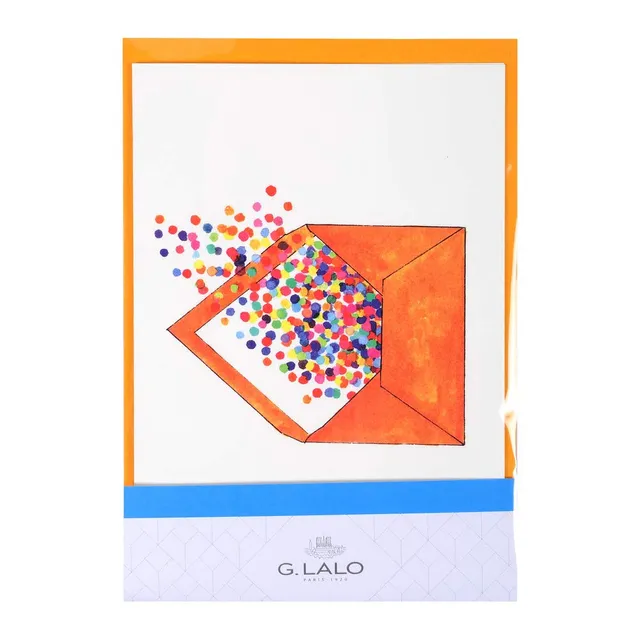 clairefontaine-lalo-60805l-korrespondenz-set-encre-et-plume-c6-melone image 1