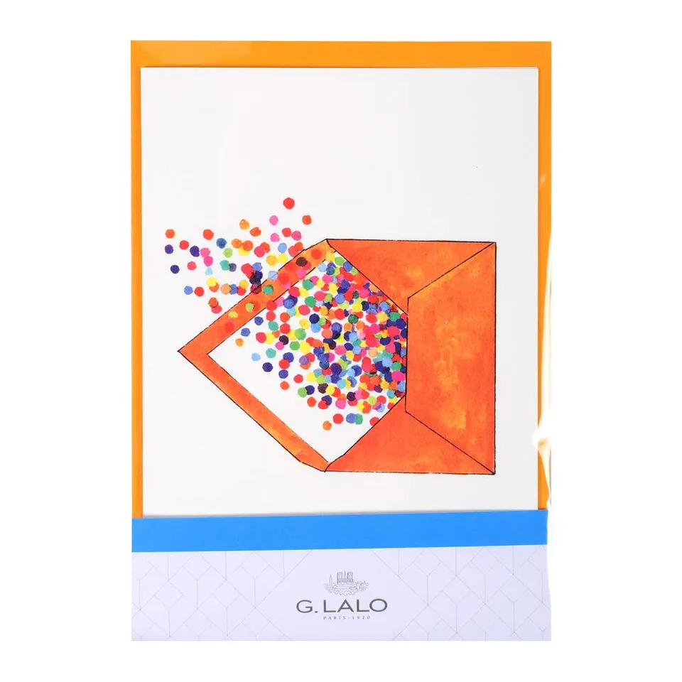 clairefontaine-lalo-60805l-korrespondenz-set-encre-et-plume-c6-melone image 1