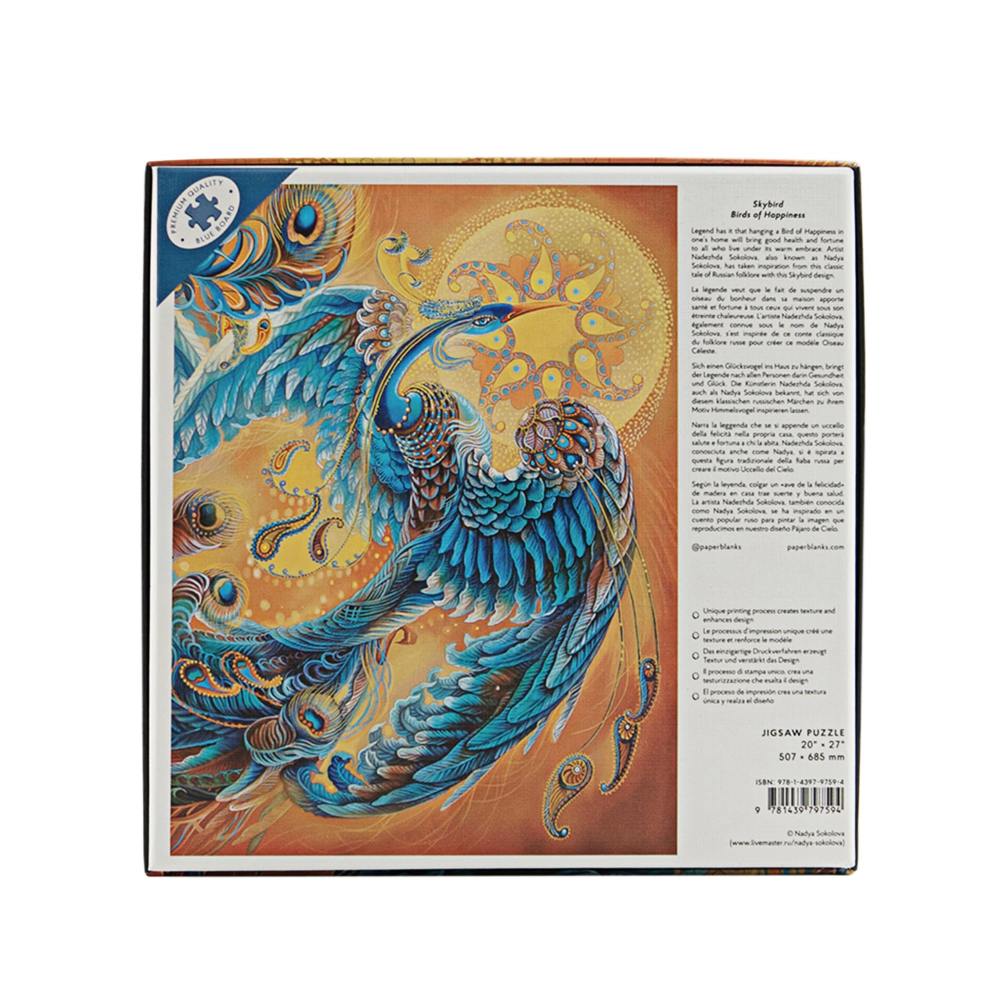paperblanks-skybird-birds-of-happiness-puzzle-1000-teile image 2