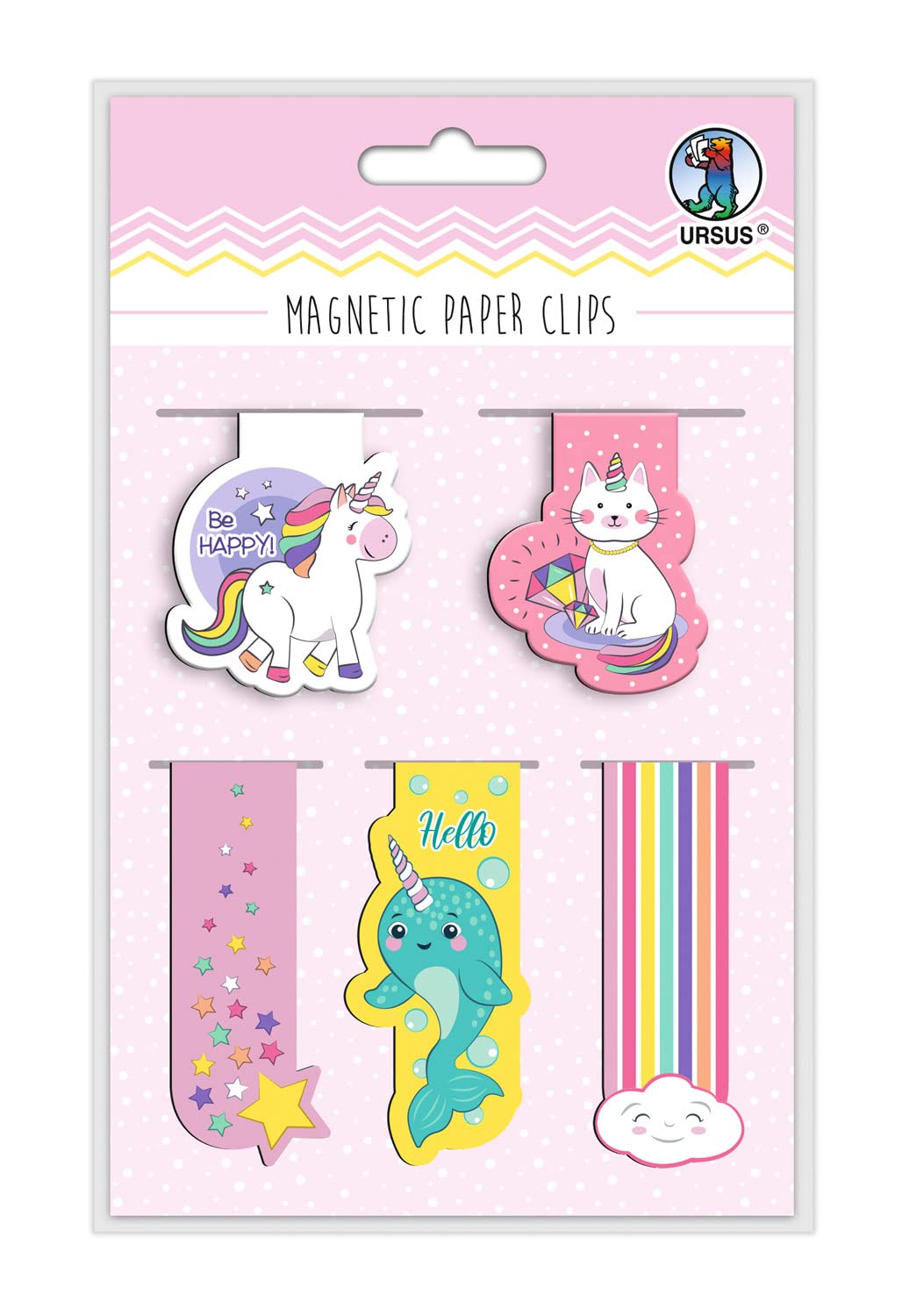 ursus-magnetic-paper-clips-fall-5-designs-magnet-lesezeichen-5-st-ck image 4