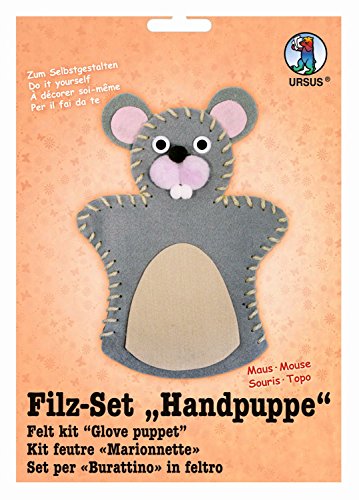 ursus-filzset-handpuppe-maus-ca-20cm-zum-n-hen-und-basteln image 3