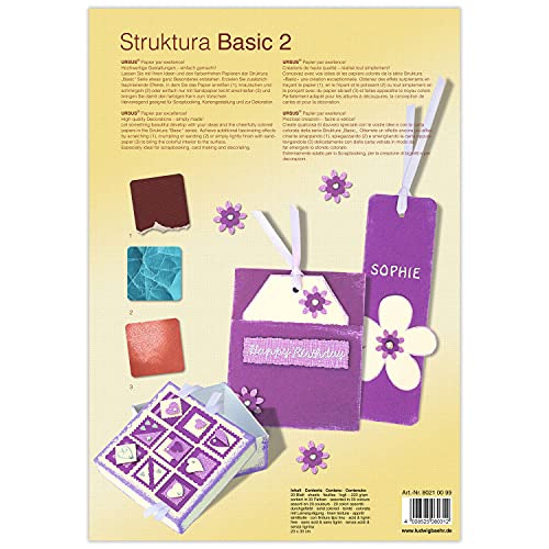 ursus-80010006-bastelkarton-struktura-basic-1-rubinrot-23-x-33-cm-5-blatt image 6