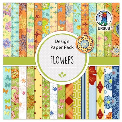 ursus-design-paper-pack-flowers-4108-00-03-designpapier-15-x-15-cm-30-blatt-190- image 5
