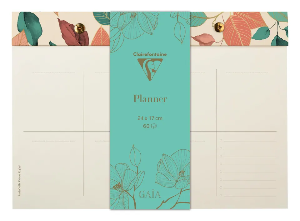 clairefontaine-116254c-wochenplaner-flying-ga-a-beige-24x17-cm-60-blatt image 1