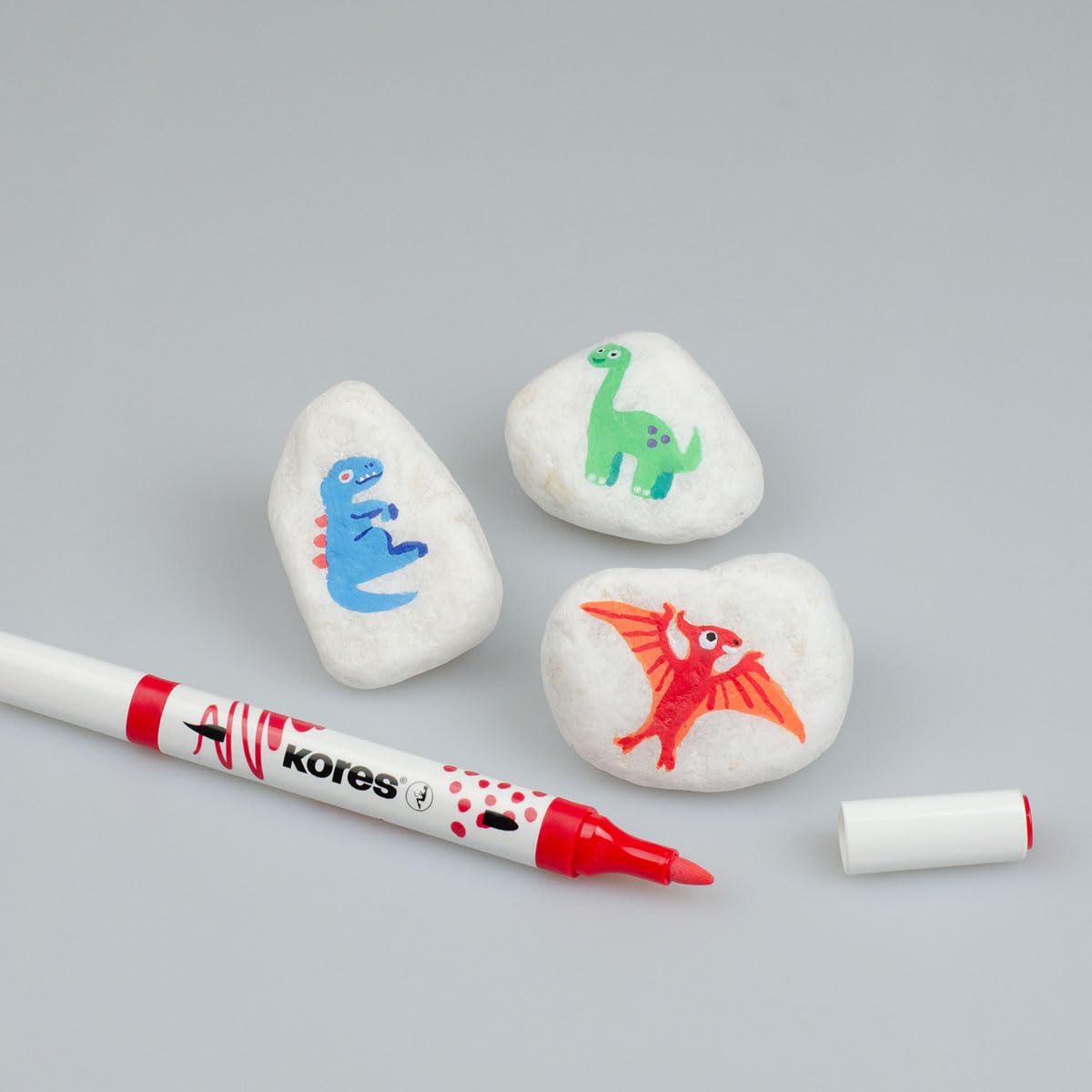kores-kreative-marker-acryl-duo-tip-set-acrylmarker-6-farben-mit-pinsel-und-kege image 7
