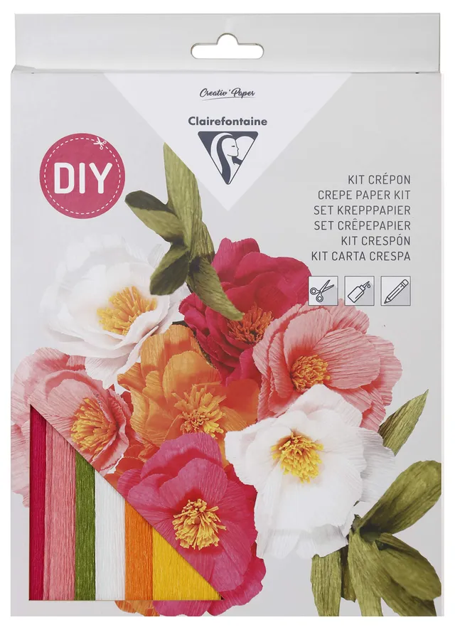 clairefontaine-97705c-bastelset-krepppapier-blumenstrau image 1