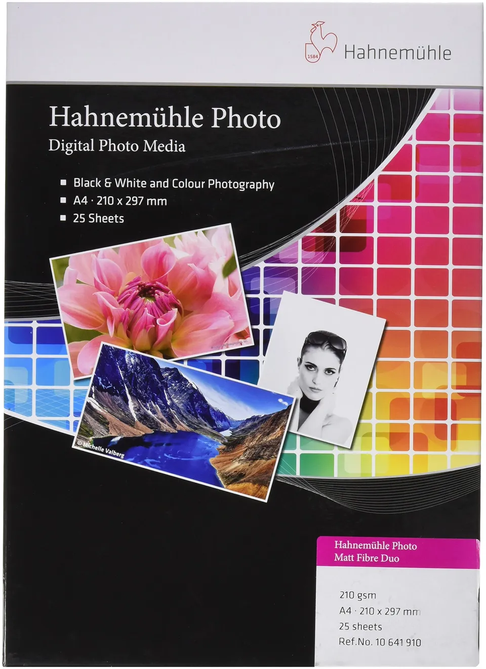 hahnem-hle-photo-matt-fibre-duo-210-g-m-din-a4-25-blatt-naturwei-beidseitig-besc image 1