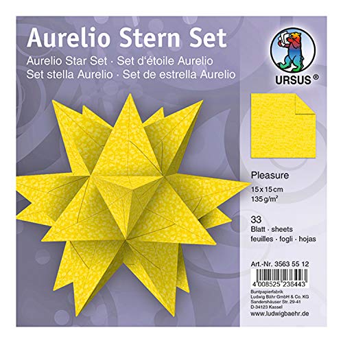 ursus-aurelio-stern-pleasure-faltbl-tter-citronengelb-33-blatt-15-x-15-cm image 4