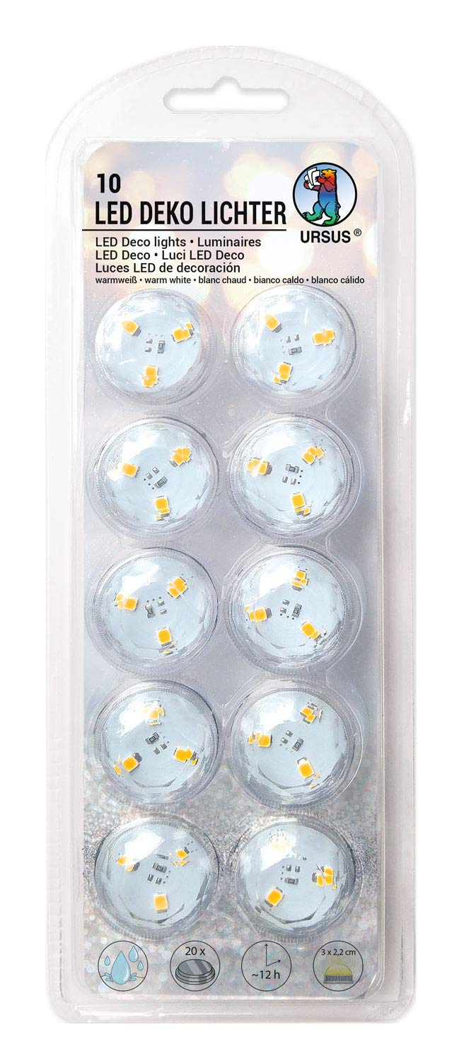 ursus-18610000-led-deko-lichter-warmwei-10-st-ck-wasserdicht image 1