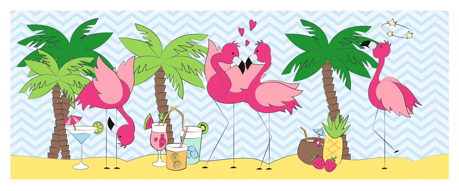 ursus-184000158-mini-tischlichter-ambiente-flamingo-transparentpapier-5-blatt image 1