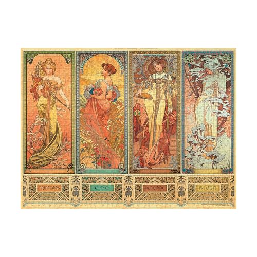 paperblanks-mucha-kollektion-die-jahreszeiten-1900-puzzle-1-000-teile image 7