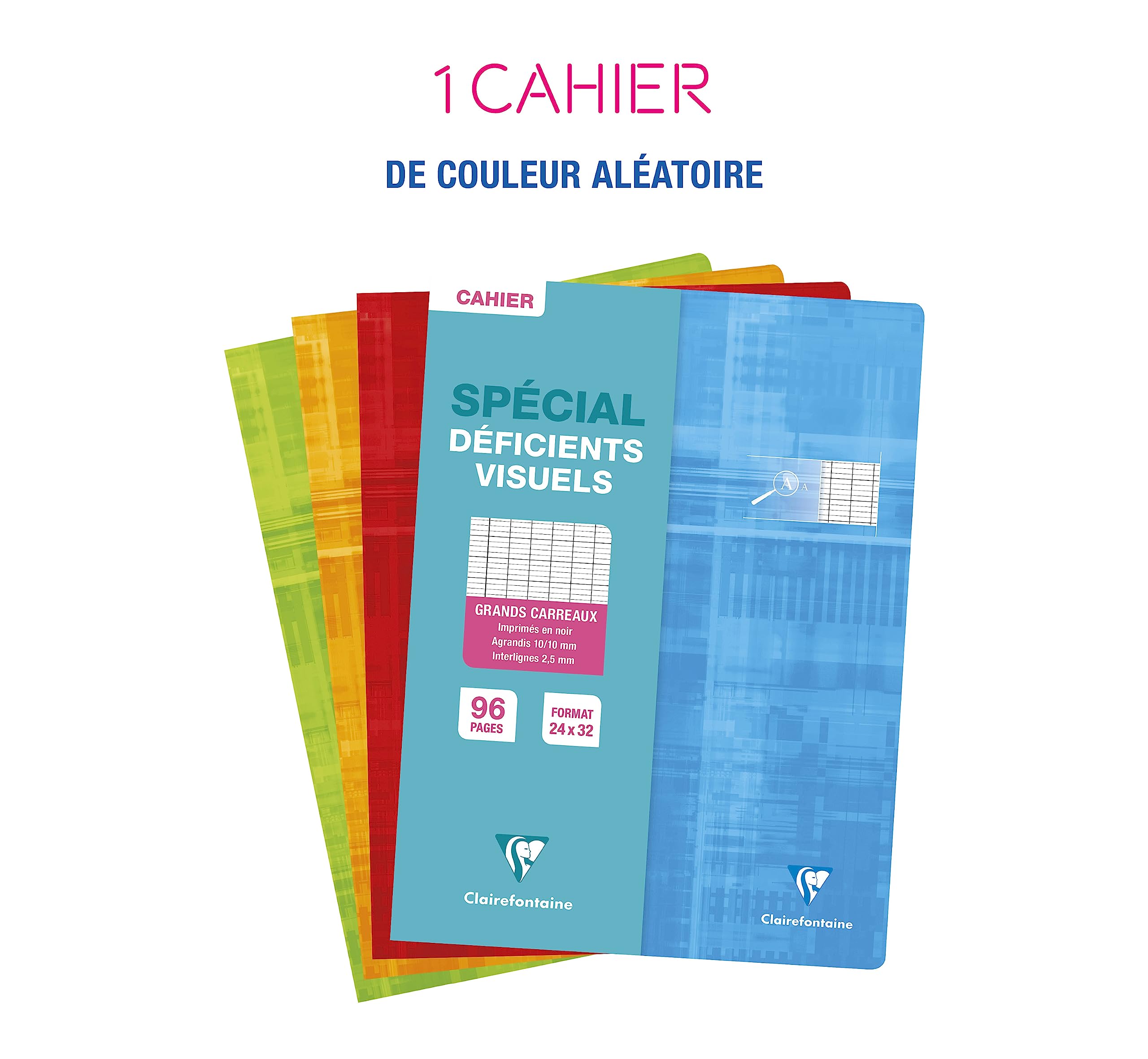 clairefontaine-63396c-heft-a4-48-blatt-seyes-2-5mm-10-10-90g-sortiert image 2