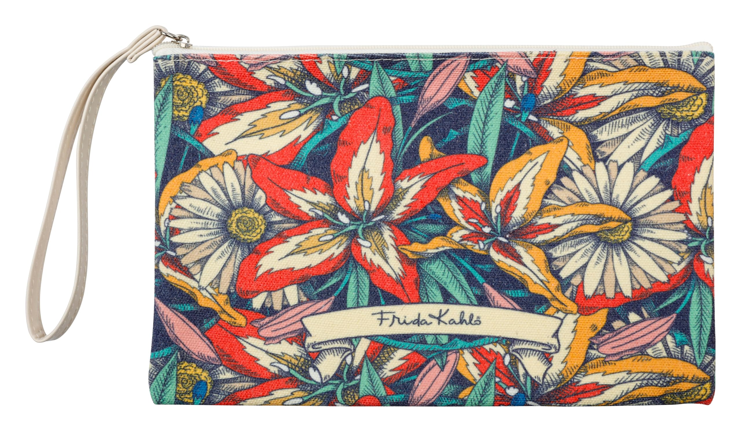 clairefontaine-frida-kahlo-m-ppchen-baumwolle-22-x-16-cm-mit-rei-verschluss image 1