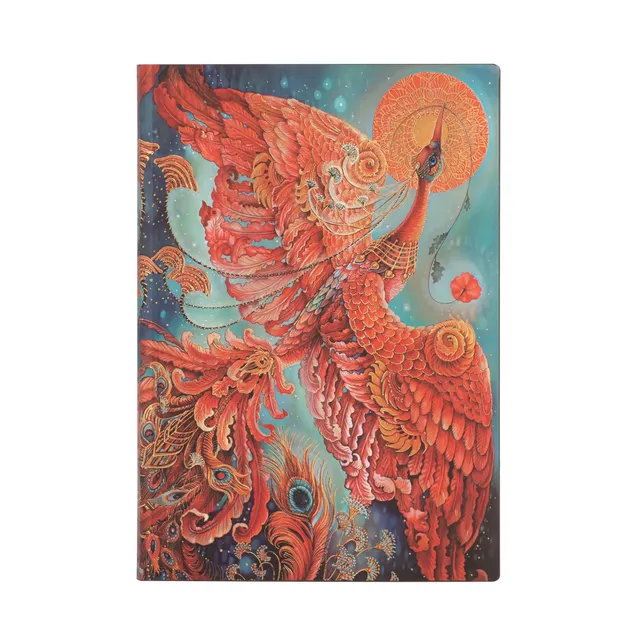 paperblanks-firebird-birds-of-happiness-midi-liniert-flexi-softcover-journal image 1