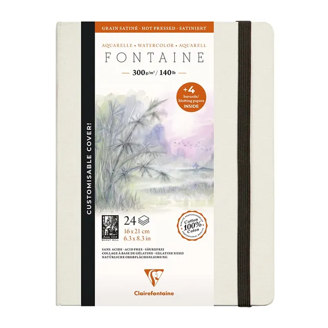 clairefontaine-fontaine-skizzenbuch-21-x-16-cm-300-g-24-blatt-wei-mit-l-schpapie image 1