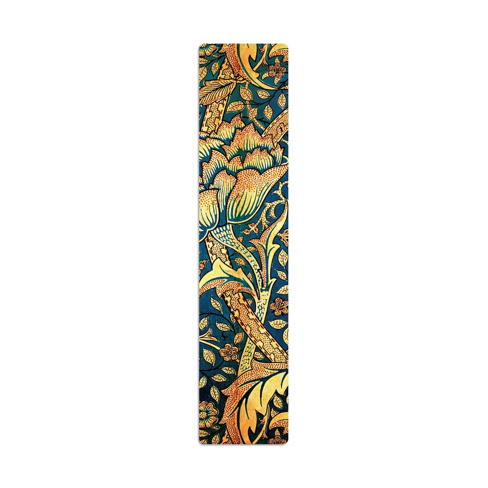 paperblanks-lesezeichen-morris-windrush-doppelseitig-strukturiert-abgerundete-ec image 1