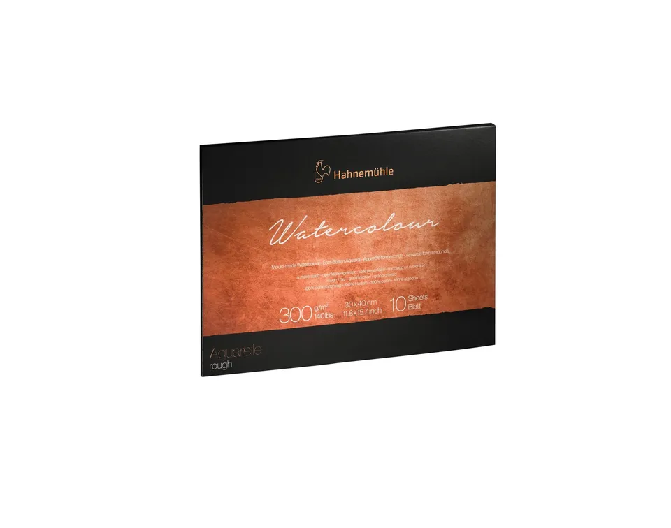 hahnem-hle-the-collection-aquarellblock-rau-24-x-32-cm-300-g-m-10-blatt image 1