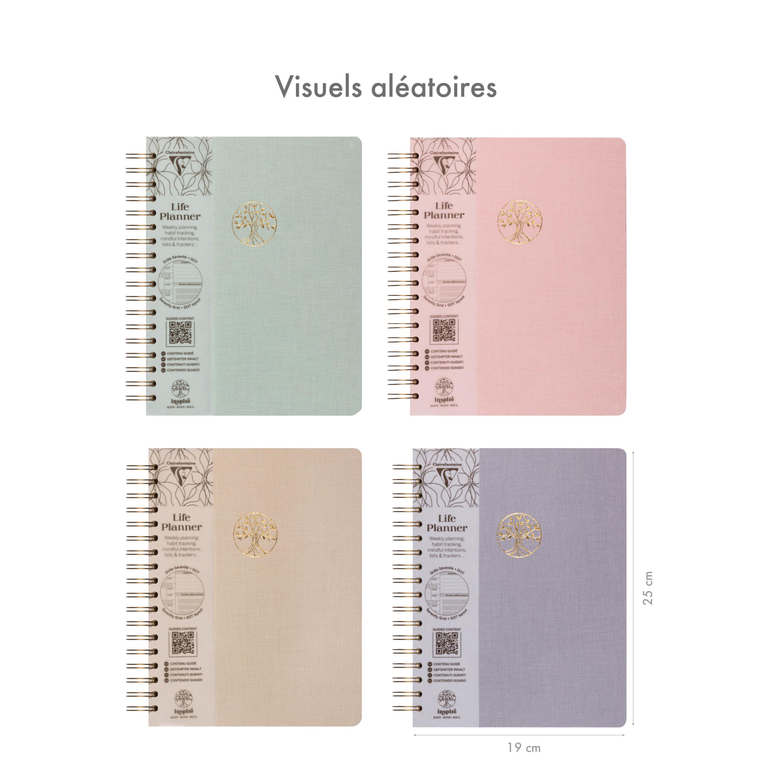 clairefontaine-inspire-116092c-life-planner-spiralbuch-19x25-cm-96-blatt-bedruck image 2