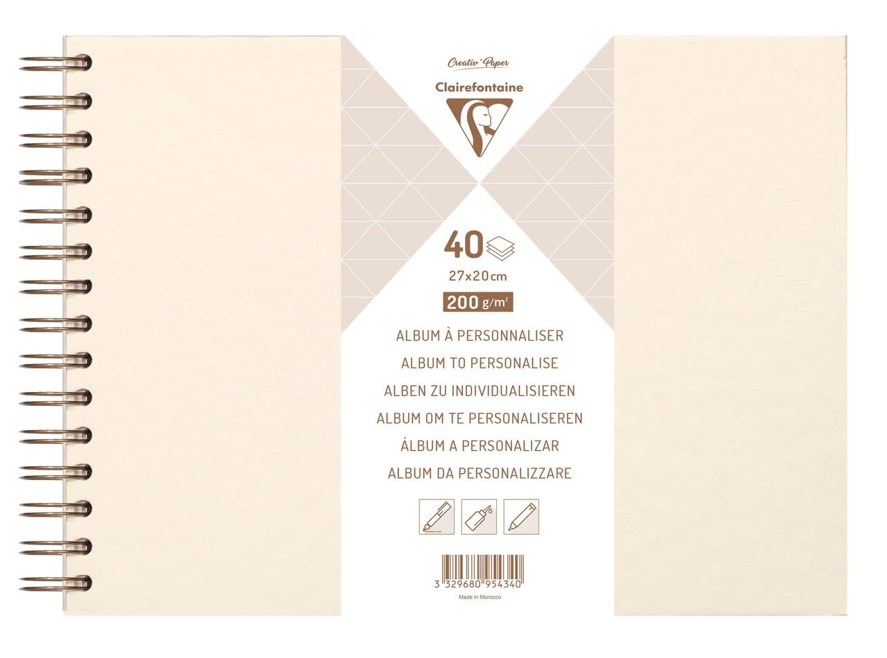 clairefontaine-album-diy-21x16-cm-40-blatt-200g-elfenbeinperlmutt image 5
