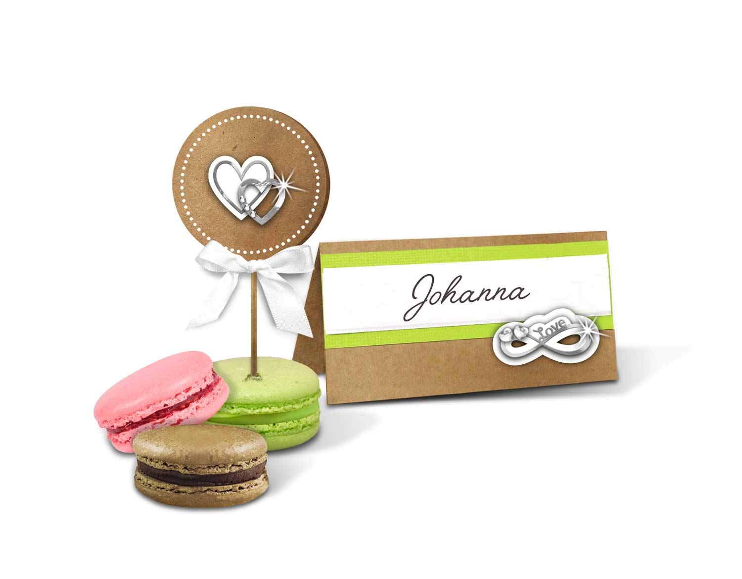 ursus-mini-accessoires-eternity-silber-12-st-ck-infinity-mit-herz-love image 2