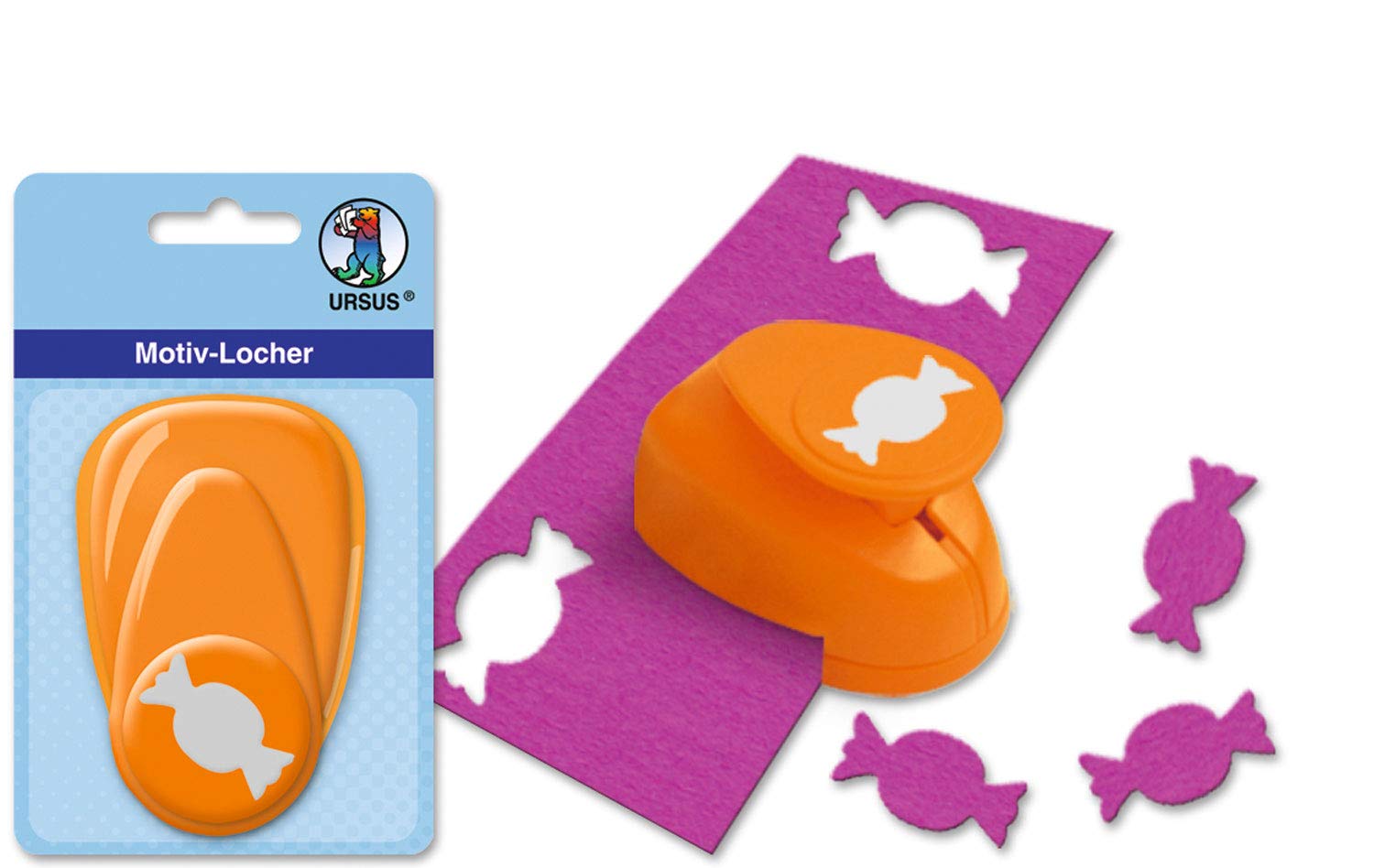 ursus-19480013-motivlocher-mit-hebel-mittel-anker-orange-25-4-mm image 2