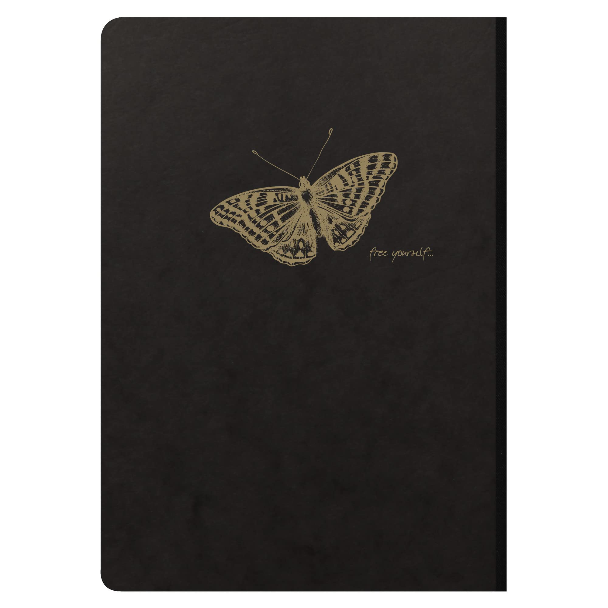 clairefontaine-102546c-flying-spirit-notizbuch-liniert-din-a5-96-blatt-schwarz image 6