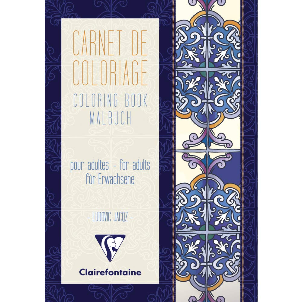 clairefontaine-malbuch-erwachsene-mediterran-a5-14-8x21-cm-36-bilder-120g image 1