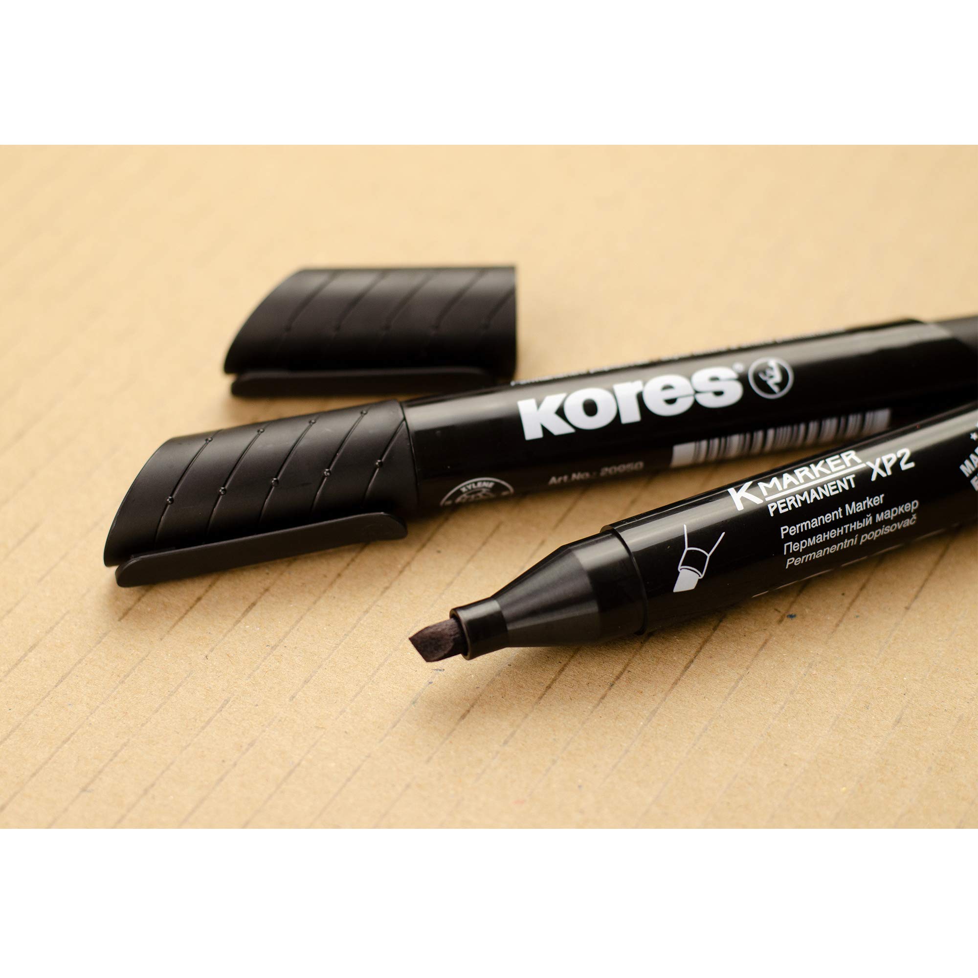 kores-k-marker-xp2-permanent-marker-keilspitze-4-farben image 4