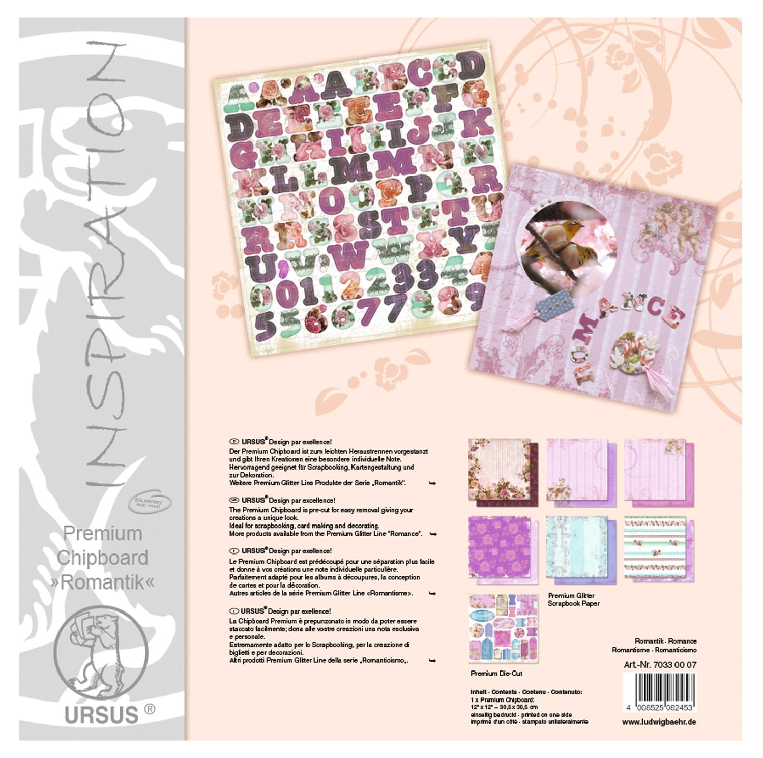 ursus-premium-glitter-collection-fr-hling-scrapbook-set-30-5x30-5-cm image 5