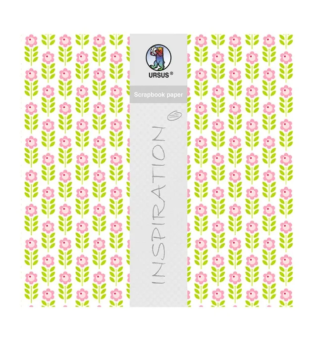 ursus-lotta-2-motiv-137-scrapbook-paper-designkarton-30-5-x-30-5-cm-190-g-qm-5-b image 1