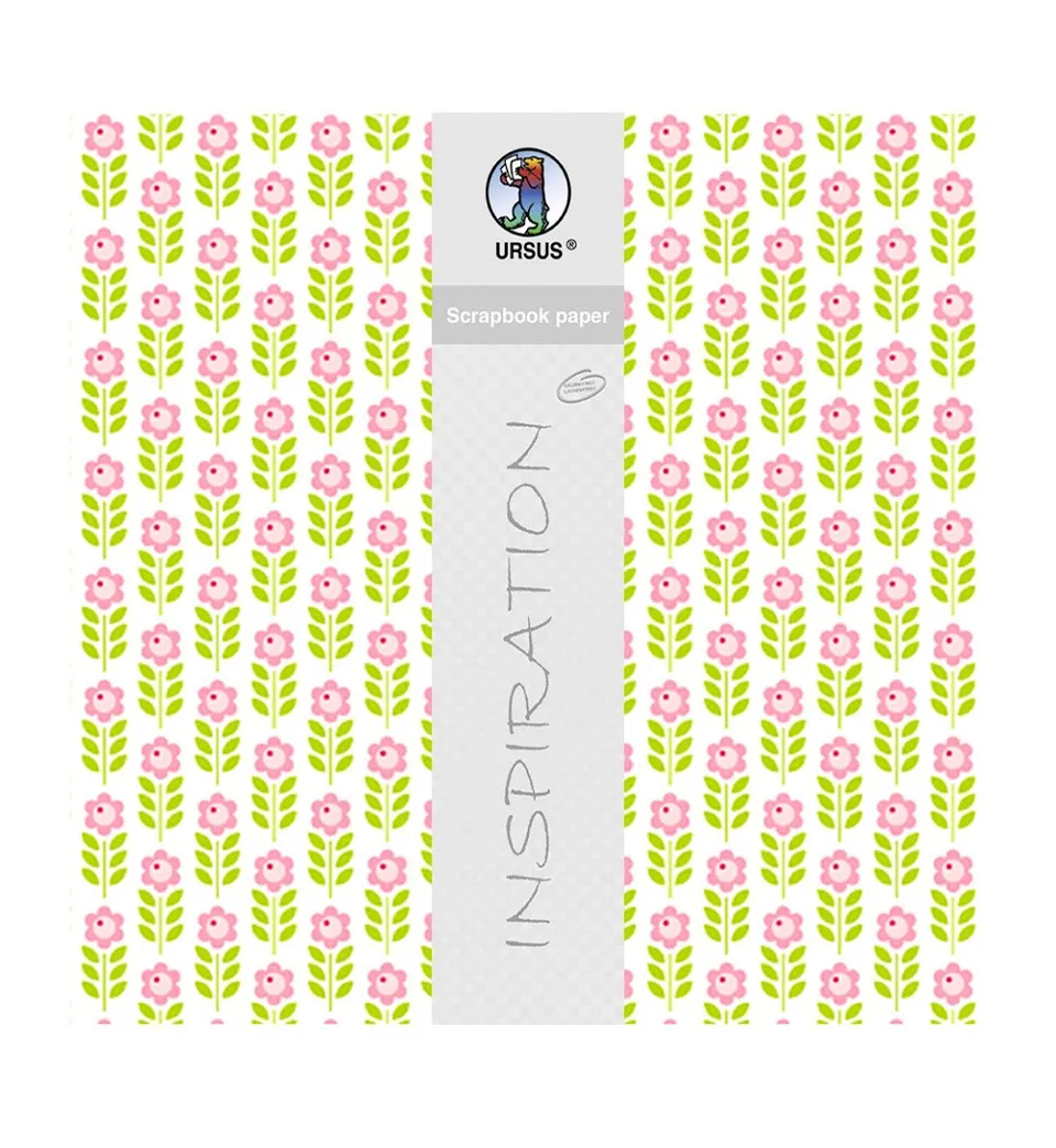 ursus-lotta-2-motiv-137-scrapbook-paper-designkarton-30-5-x-30-5-cm-190-g-qm-5-b image 1