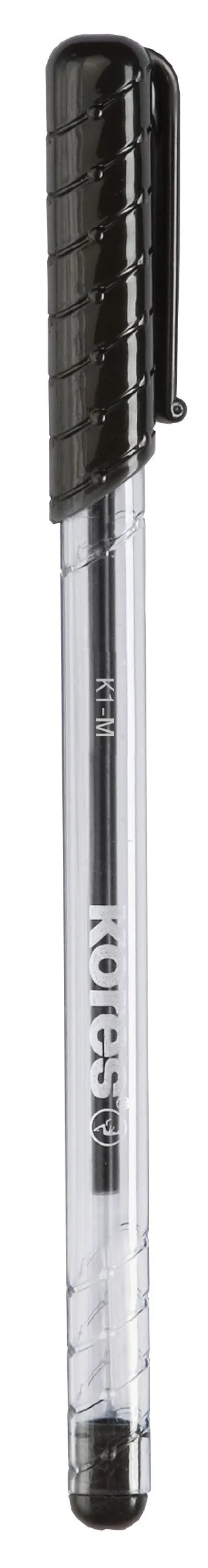 kores-k1-kugelschreiber-schwarz-1-0-mm-12er-pack image 1