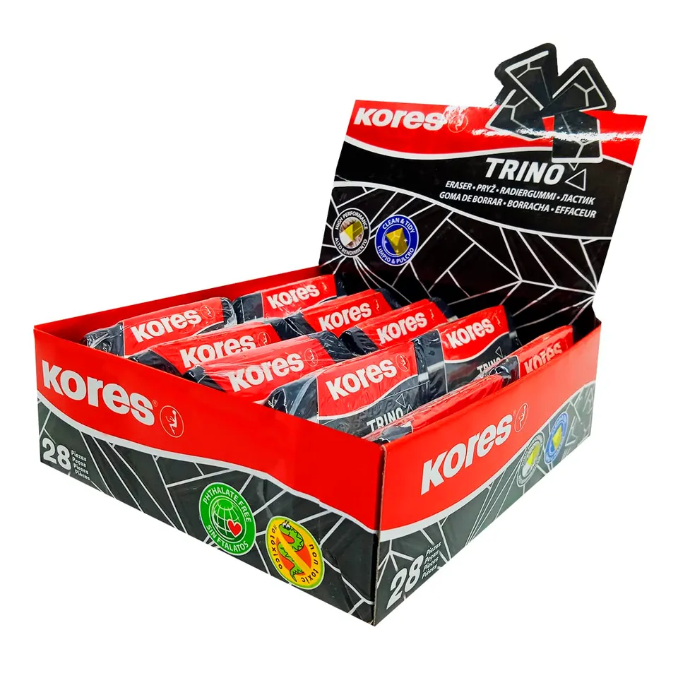 kores-trino-dreieckige-pvc-radiergummis-schwarz-60-x-20-x-18-mm-28-st-ck image 1