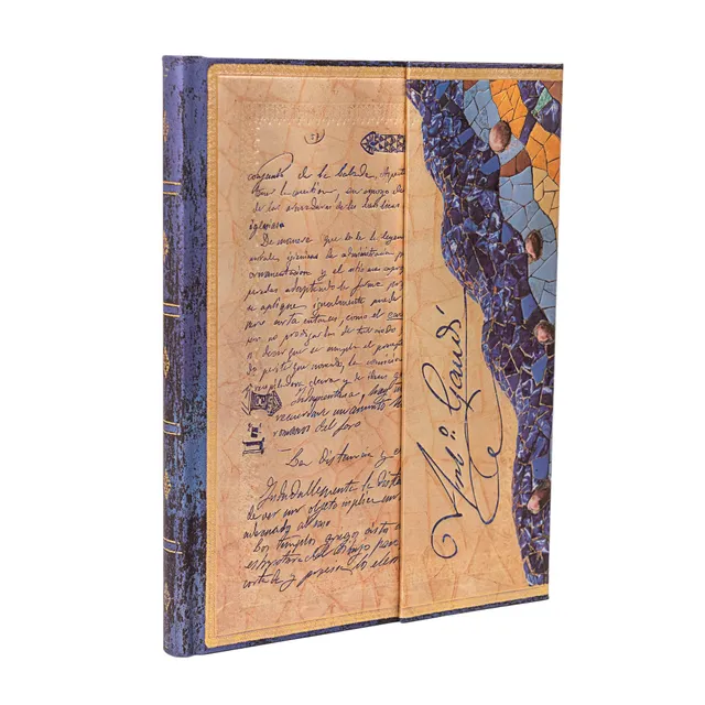 paperblanks-gaudi-manuskript-von-reus-ultra-notizbuch-unliniert-hardcover-embell image 1