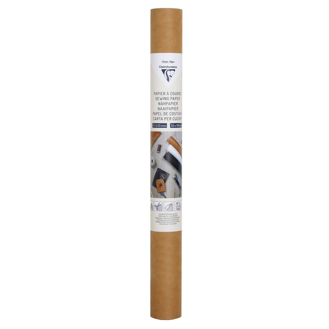 clairefontaine-95538c-n-hpapier-rolle-48-x-100-cm-ros-gold image 5