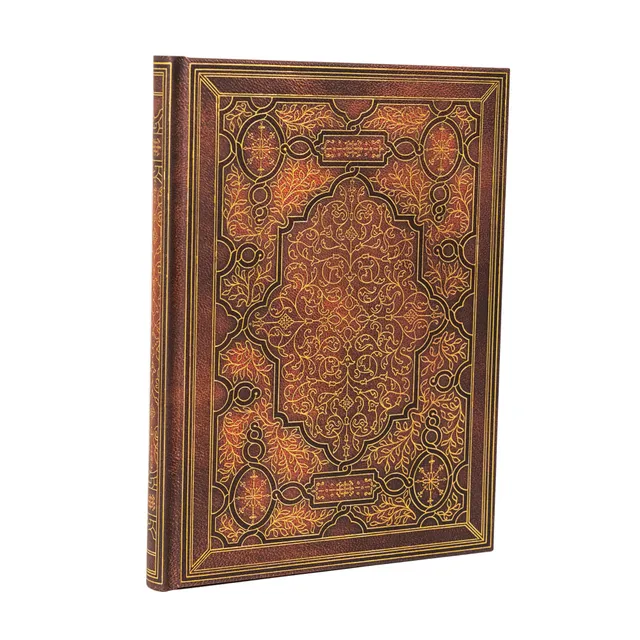 paperblanks-eisernes-pferd-midi-notizbuch-unliniert-hardcover-mit-elastikband-pa image 1