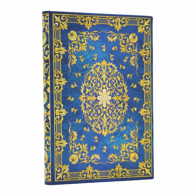 paperblanks-silk-sky-guiding-star-mini-hardcover-journal-liniert-mit-gummiband image 1