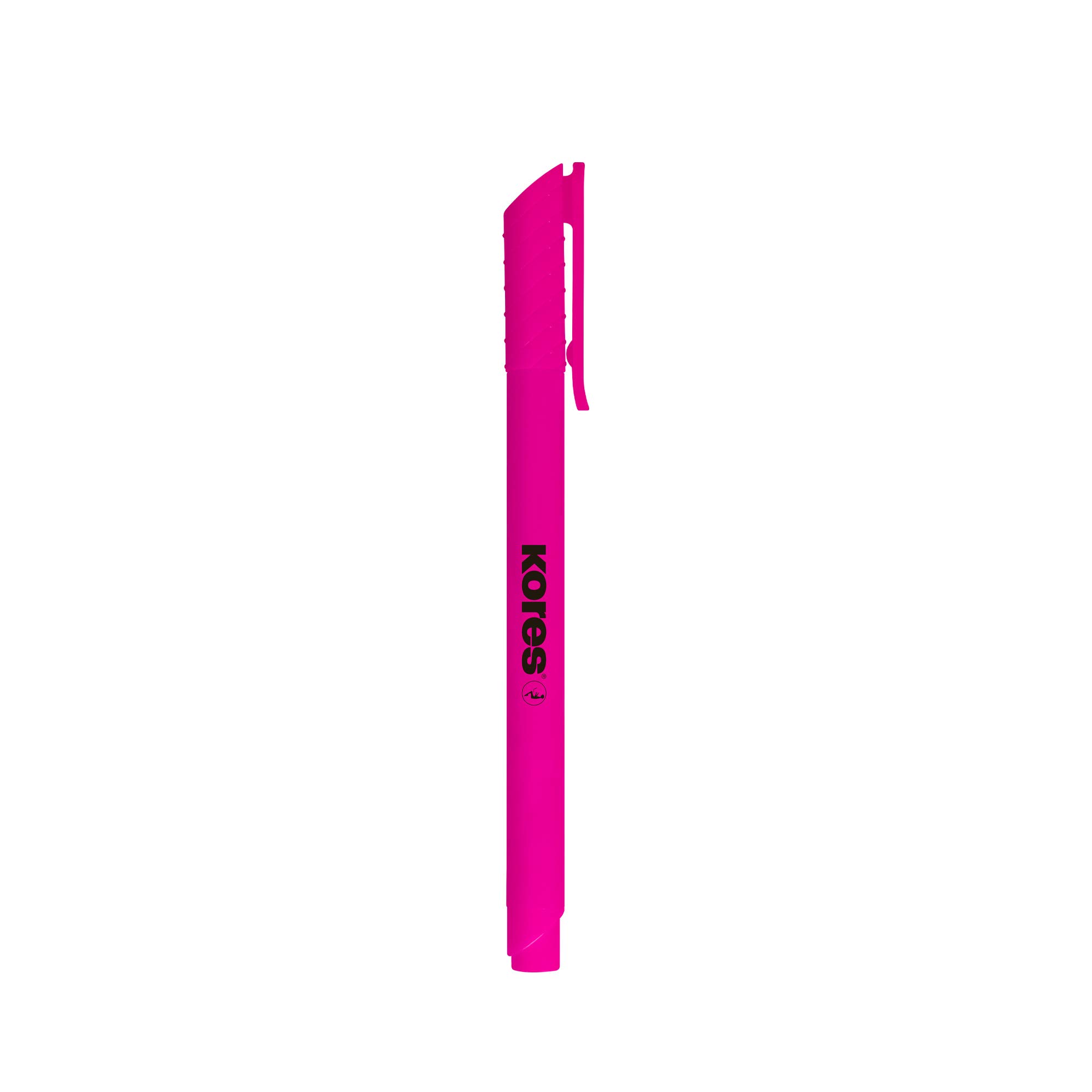 kores-high-liner-textmarker-pink-keilspitze-wasserbasiert-12-st-ck image 2