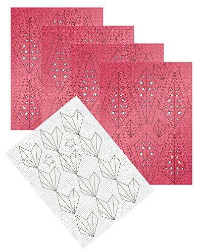 ursus-33810000-weihnachtsstern-rubinrot-bastelset-30-5-cm-pearl-effekt image 5